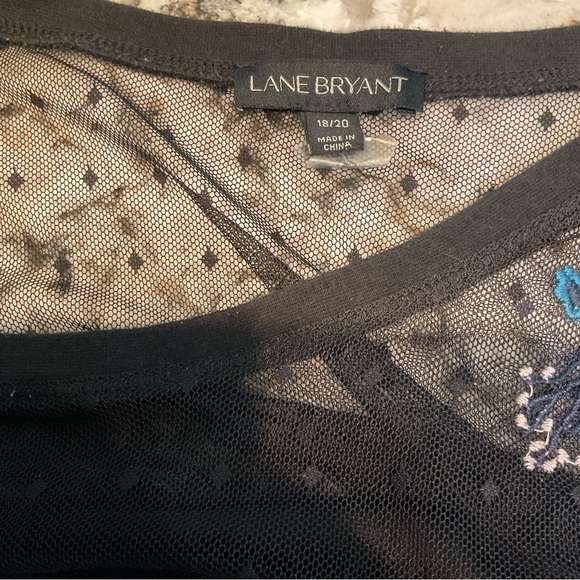 LANE BRYANT EMBROIDERY AND LACE BLOUSE SIZE 18/20 - Picture 5 of 6